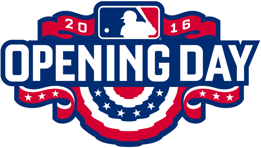 MLB Opening Day 2016 Primary Logo iron on heat transfer...